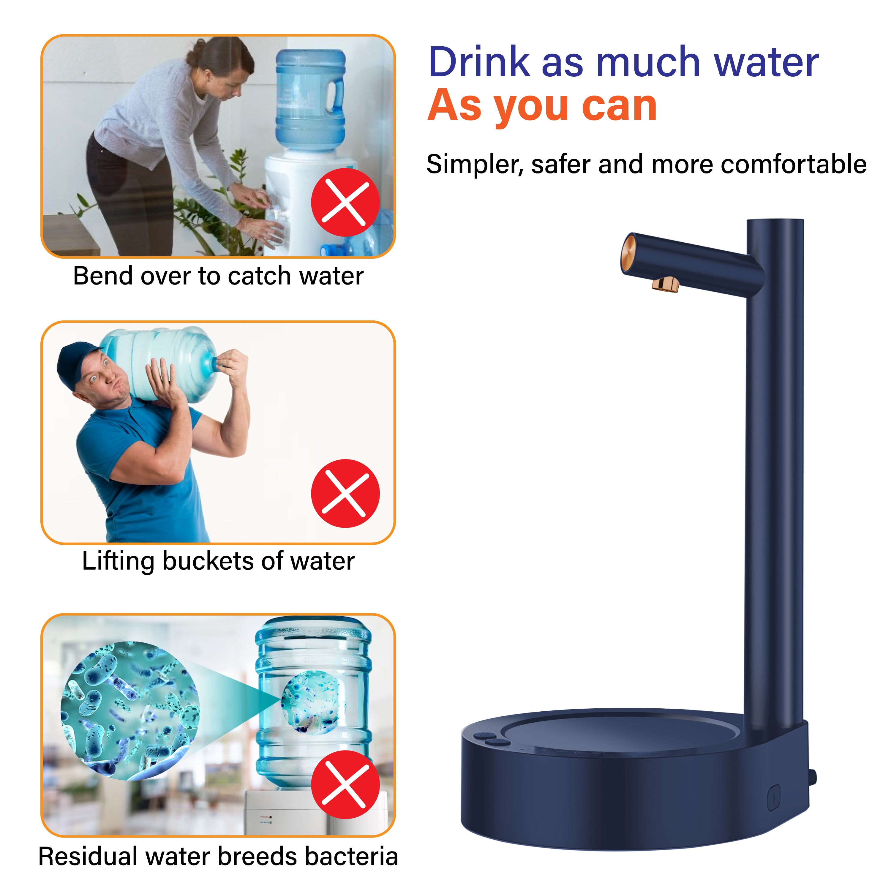 ZEY LUXE Smart Table Water Dispenser